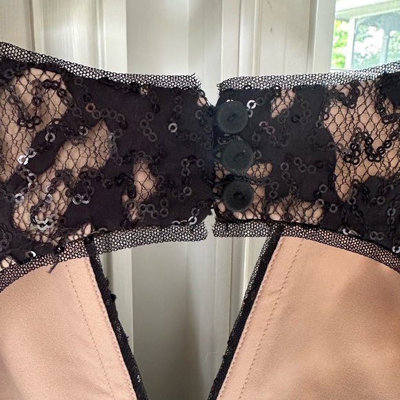 Evening dress - Black lace & sequins - Picture 6 of 6